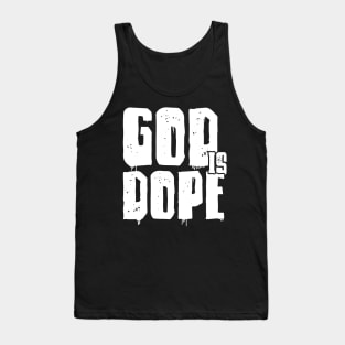 GOD IS DOP , Christian Jesus Faith Believer Tank Top